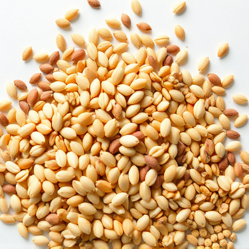 Sunflower seeds and grains mix
