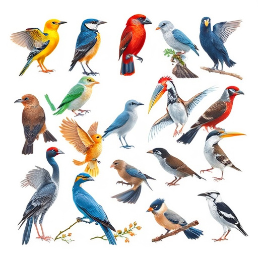 Variety of bird
