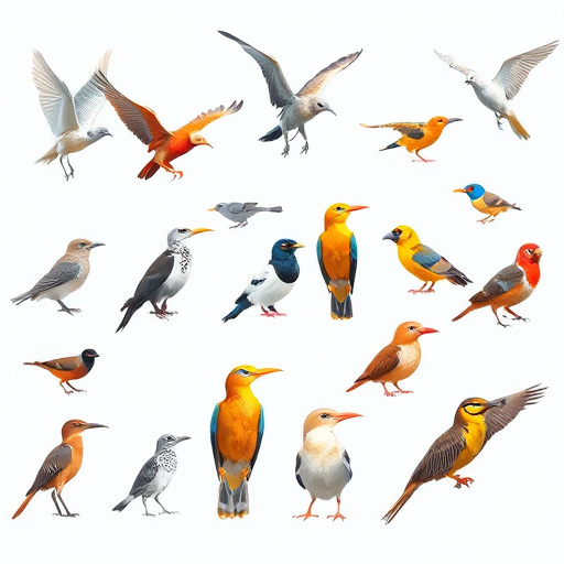 Variety of bird