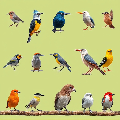 Variety of bird