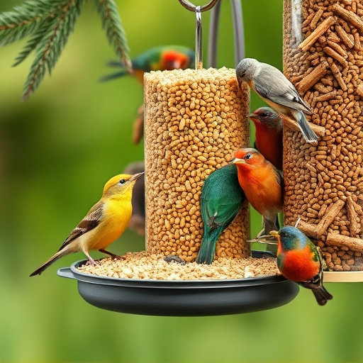 Variety of bird feed on website