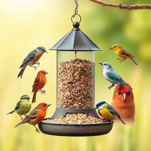Variety of bird feed on website