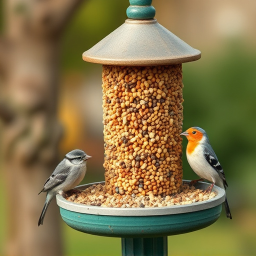 Variety of bird feed on website