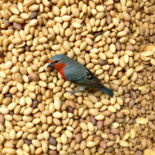 Variety of seeds suitable for UK birds