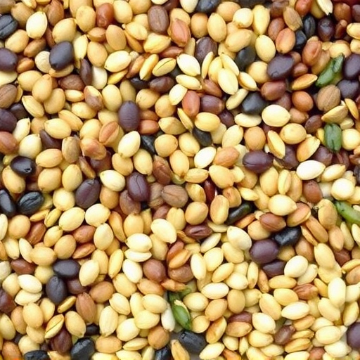 Variety of seeds suitable for UK birds