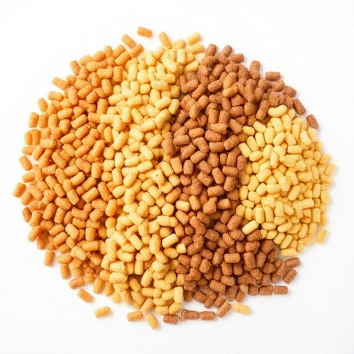 Variety of suet pellet flavours displayed