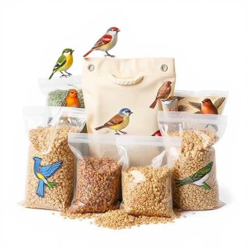 Variety of wild bird seed bags