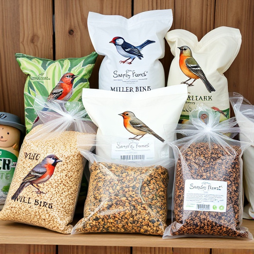 Variety of wild bird seed bags