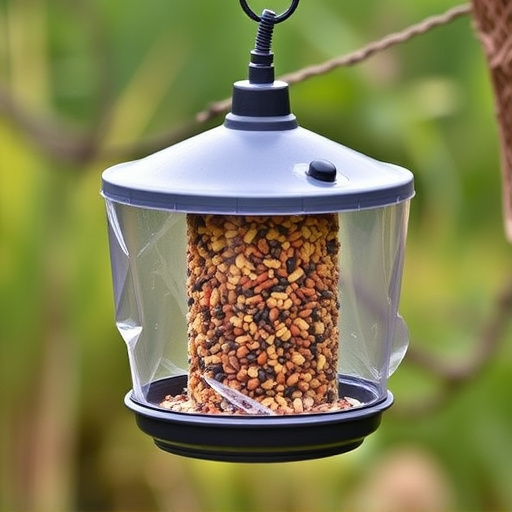 Waterproof feeder with seed storage