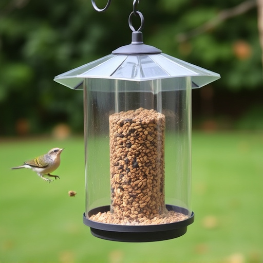 Waterproof feeder with seed storage