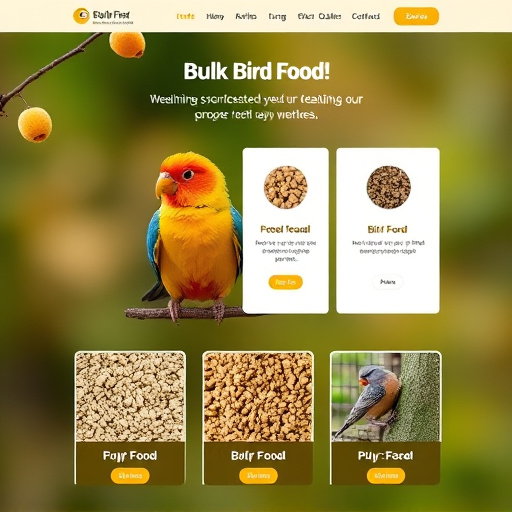 Website offering bulk bird food options