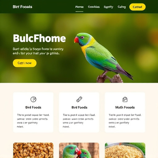 Website offering bulk bird food options
