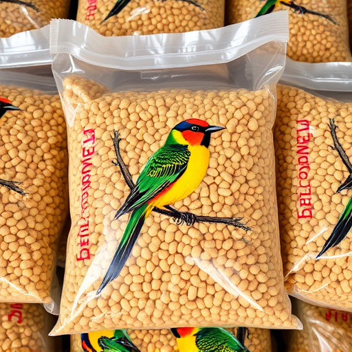 Wholesale wild bird food bagged neatly