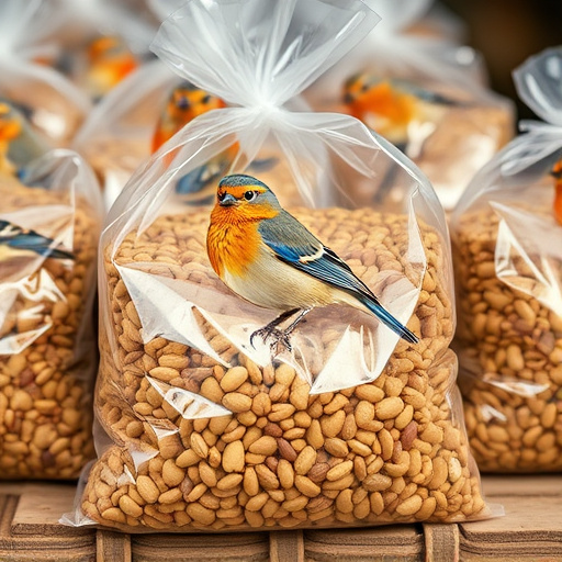Wholesale wild bird food bagged neatly
