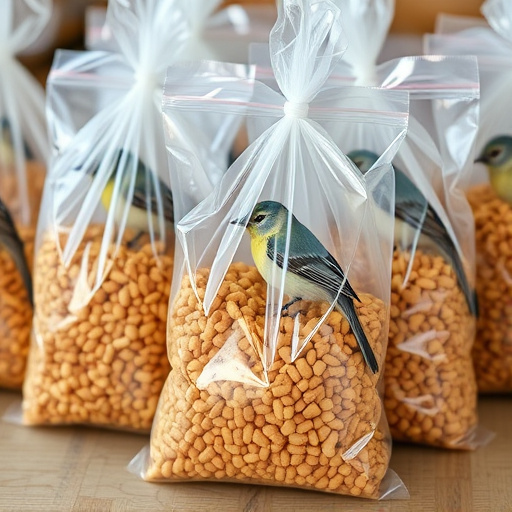 Wholesale wild bird food bagged neatly