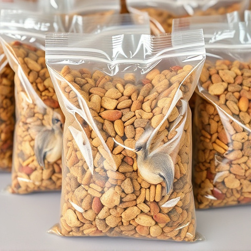Wholesale wild bird food bagged neatly