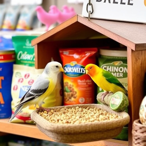Wide selection of bird feed products