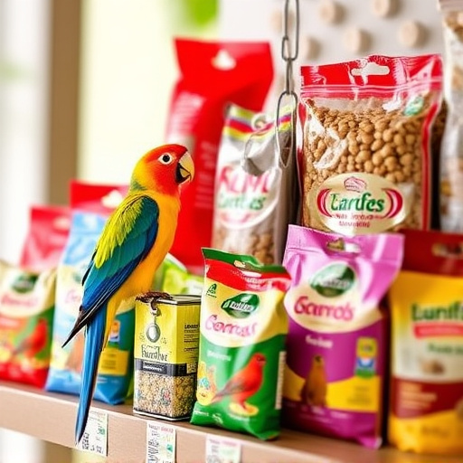 Wide selection of bird feed products