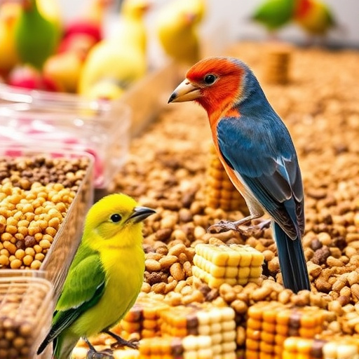 Wide selection of bird feed products