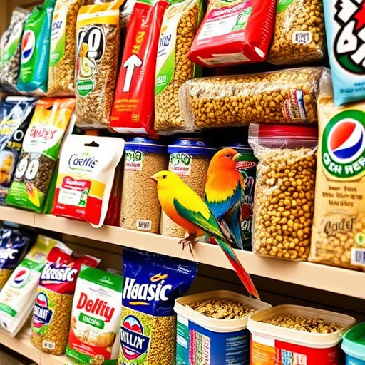 Wide selection of bird feed products