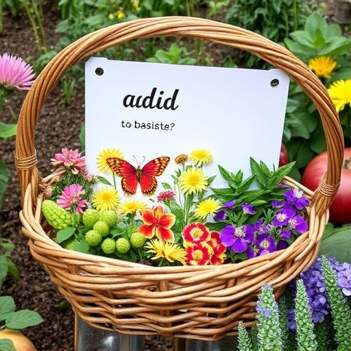 Add-to-basket screen with seed varieties