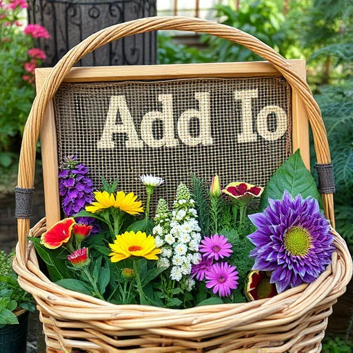 Add-to-basket screen with seed varieties