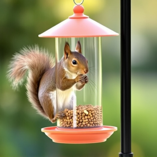 Affordable squirrel-resistant bird feeder hanging