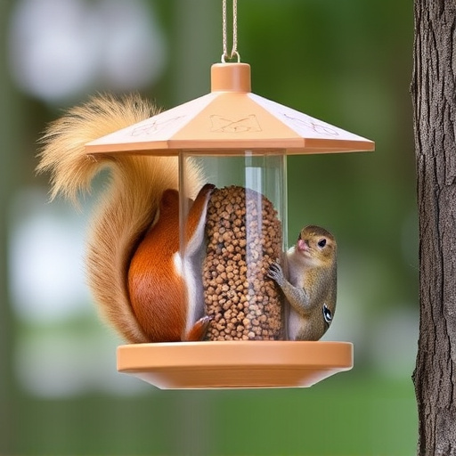 Affordable squirrel-resistant bird feeder hanging