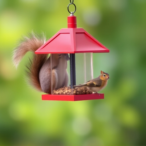 Affordable squirrel-resistant bird feeder hanging