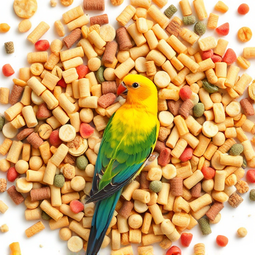 Assorted bird food mix without wheat