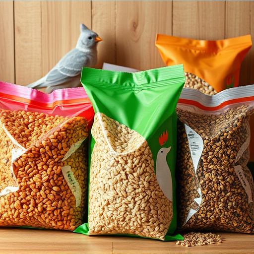 Assorted bird seed bags ready shipment