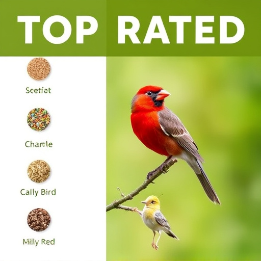 Assorted top-rated bird seed mixes UK