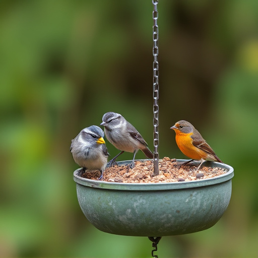 Assorted UK bird feed on webpage