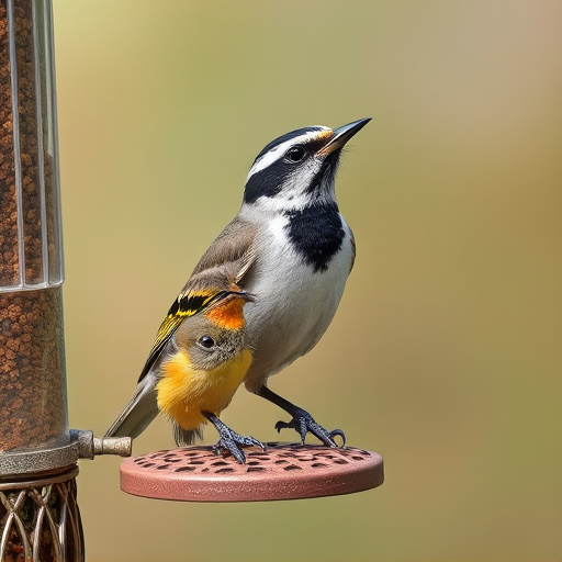 Assorted UK bird feed on webpage