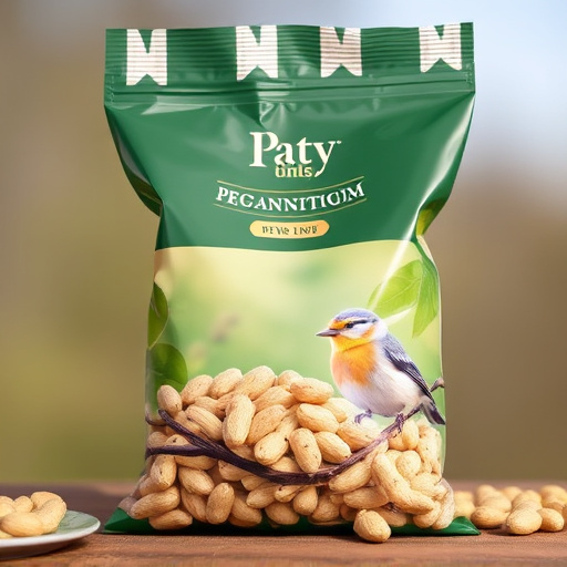 Bag of premium peanuts for wild birds