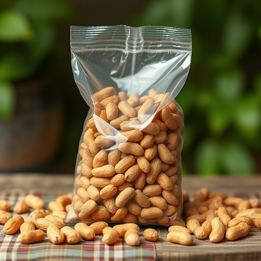 Bag of premium peanuts for wild birds