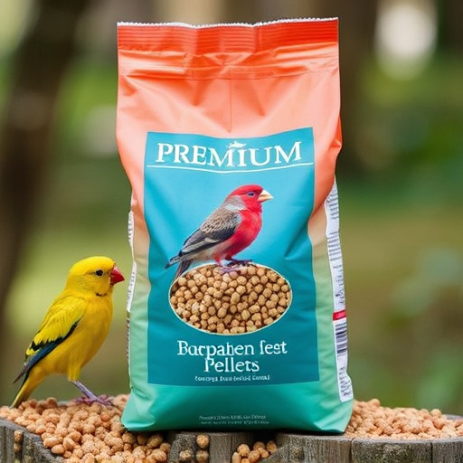Bag of premium suet pellets for birds