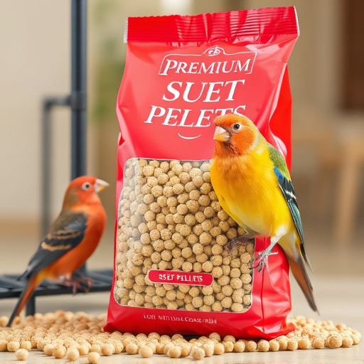 Bag of premium suet pellets for birds