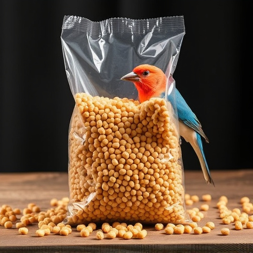 Bag of premium suet pellets for birds