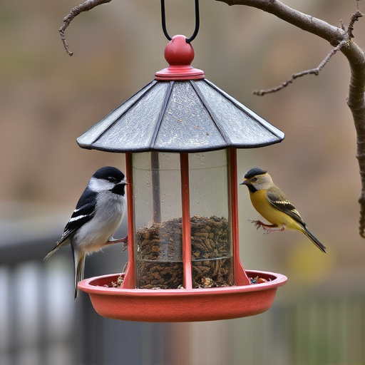 Revolutionize Your Feeder: Squirrel-Proof Leicester Bird Feeder - Save Money on Fat Balls!