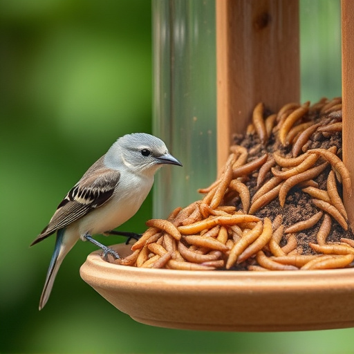 Mealworms Boost Robin and Tit Health: Natural Bird Food Source