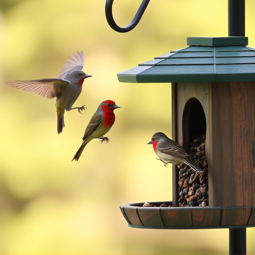bird feeder station