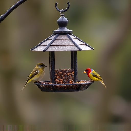 bird feeder station