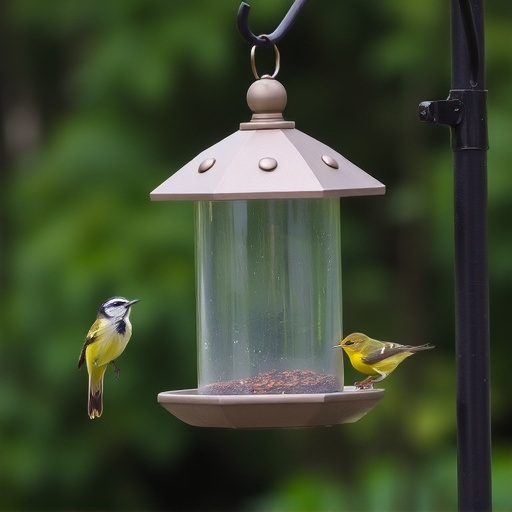bird feeder station