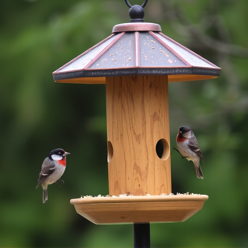 bird feeder station