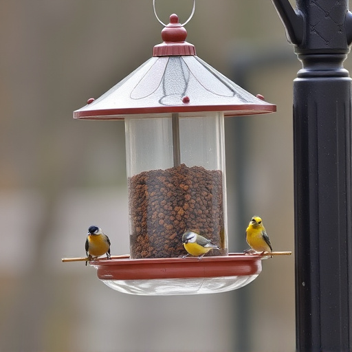 bird feeder station
