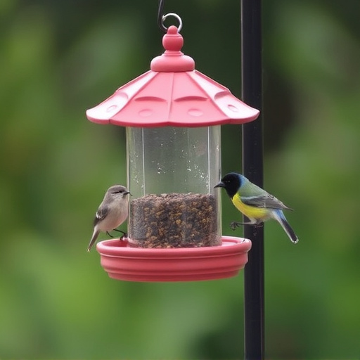 bird feeder station
