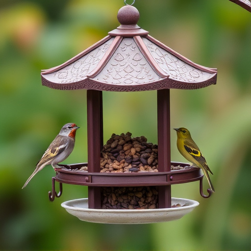 bird feeder station
