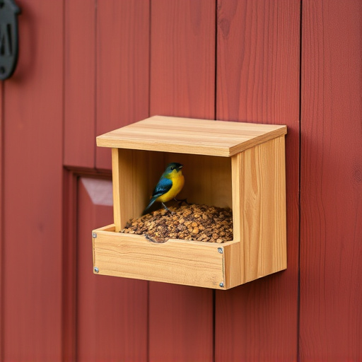 Bird food box left at front door