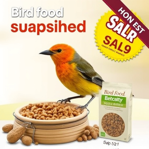 Bird food subscription with promotional offer